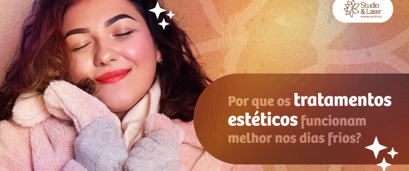 Imagem ilustrando uma mulher sobre tratamento estéticos no frio