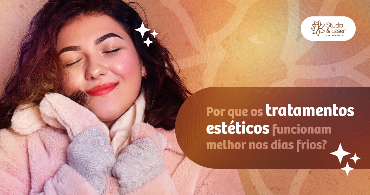 Imagem ilustrando uma mulher sobre tratamento estéticos no frio